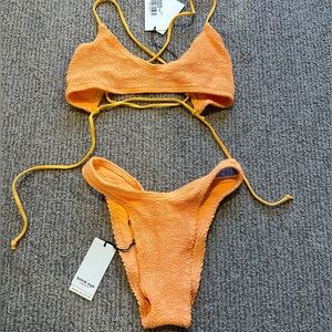 Selena Crop Eco Tangerine - One size ; Scene brief Eco Tangerine - One size